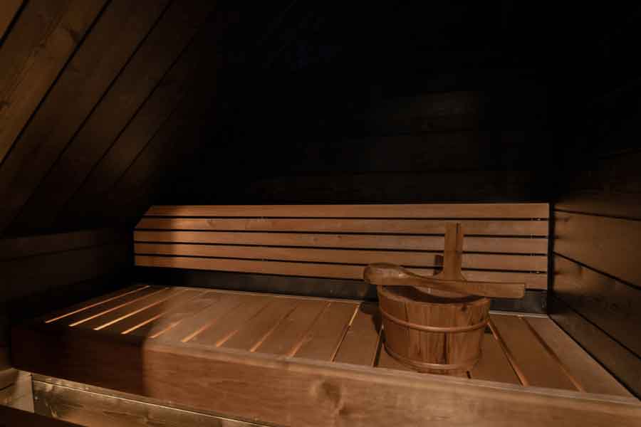 Prive sauna in Aurora Suite