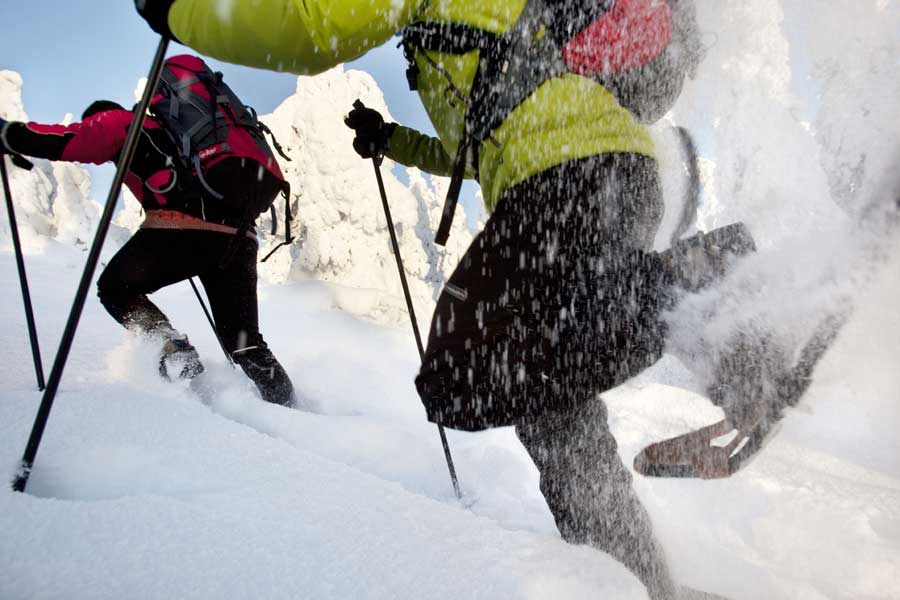 Sneeuwscootersafari incl. ijsvissen en sneeuwschoentocht Saariselka