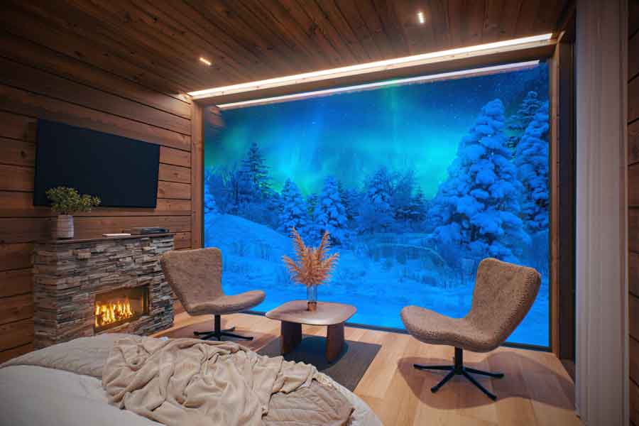 Arctic Sky Suite uitzicht