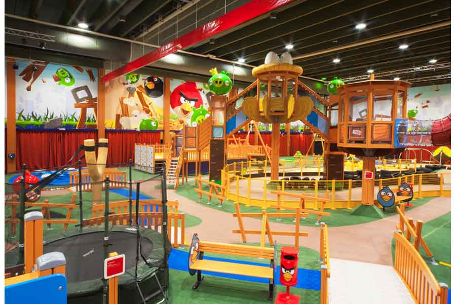 Angry Bird Activity Park in hotel Holiday Club Kuusamon Tropiikki met BBI Travel