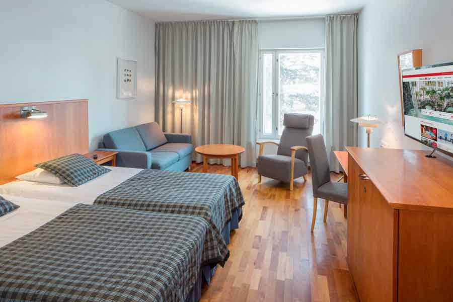 Standaard kamer in Holiday Club Kuusamon Tropiiki met BBI Travel