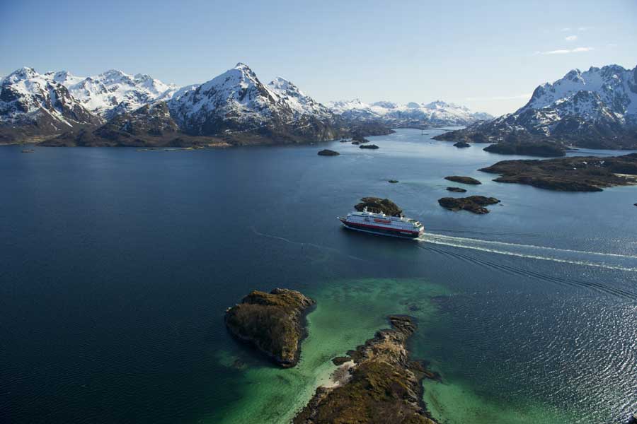 Hurtigruten reis Kirkenes - Bergen met BBI Travel