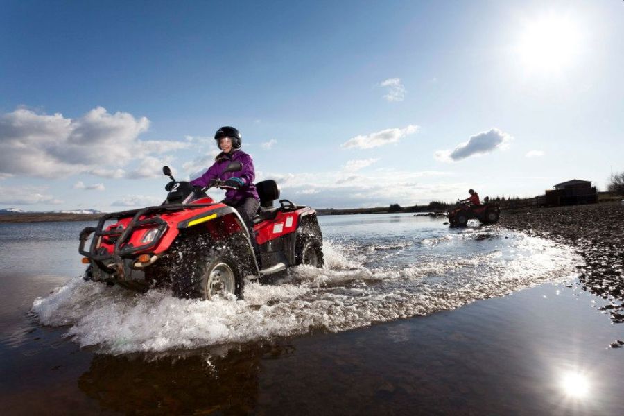 ATV quad biking IJsland
