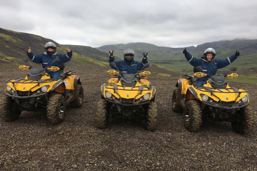 ATV quad biking IJsland