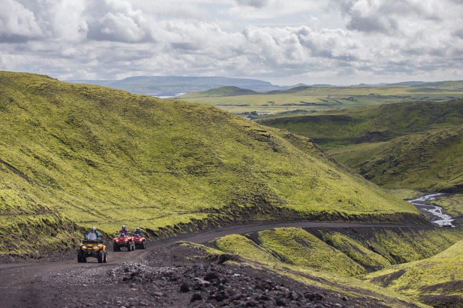 ATV quad biking IJsland