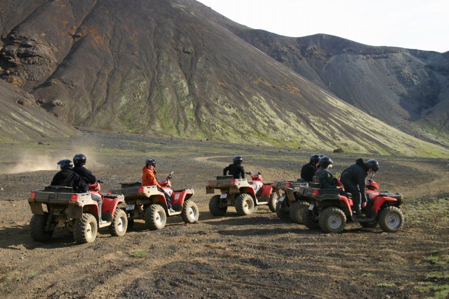 ATV quad biking IJsland