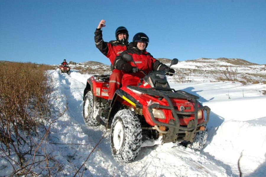 ATV quad biking IJsland