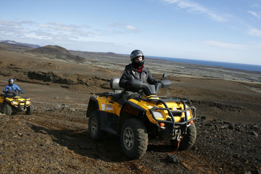 ATV quad biking IJsland