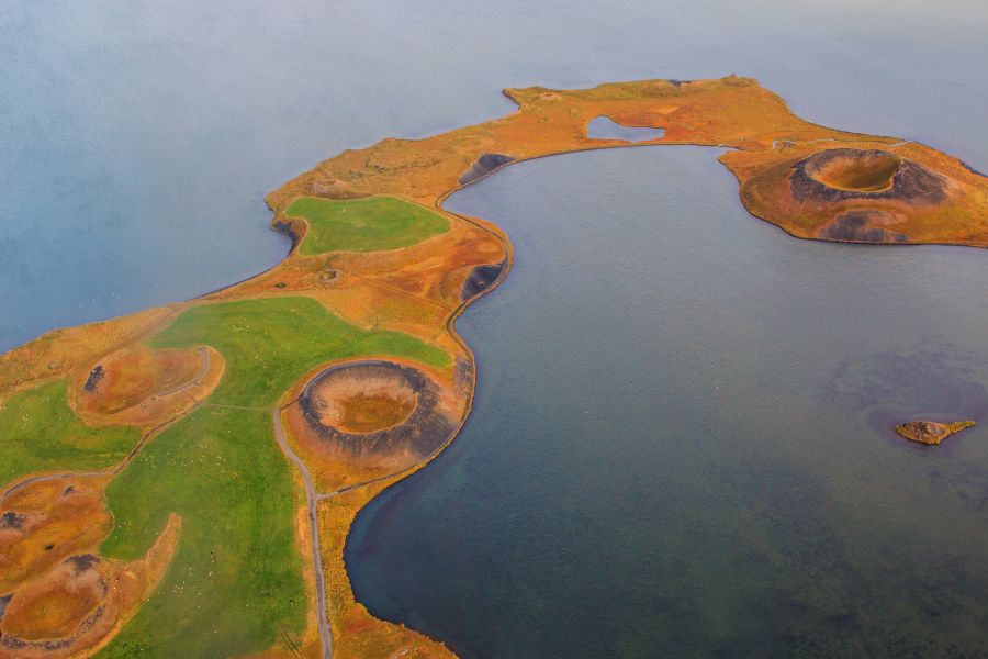 Myvatn, Skutustadir Autorondreis IJsland