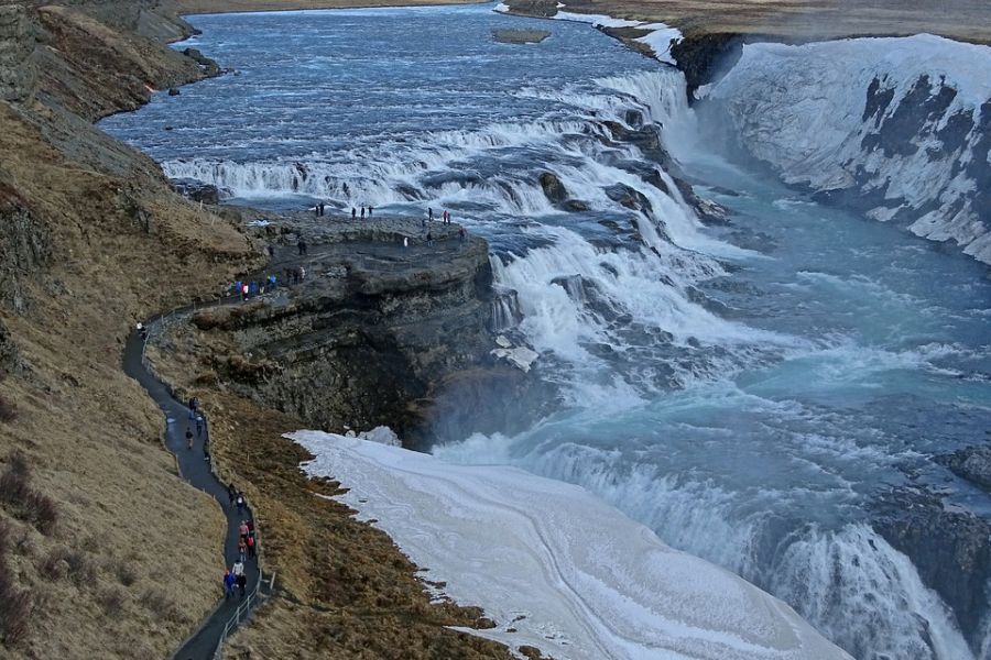 Gullfoss waterval IJsland