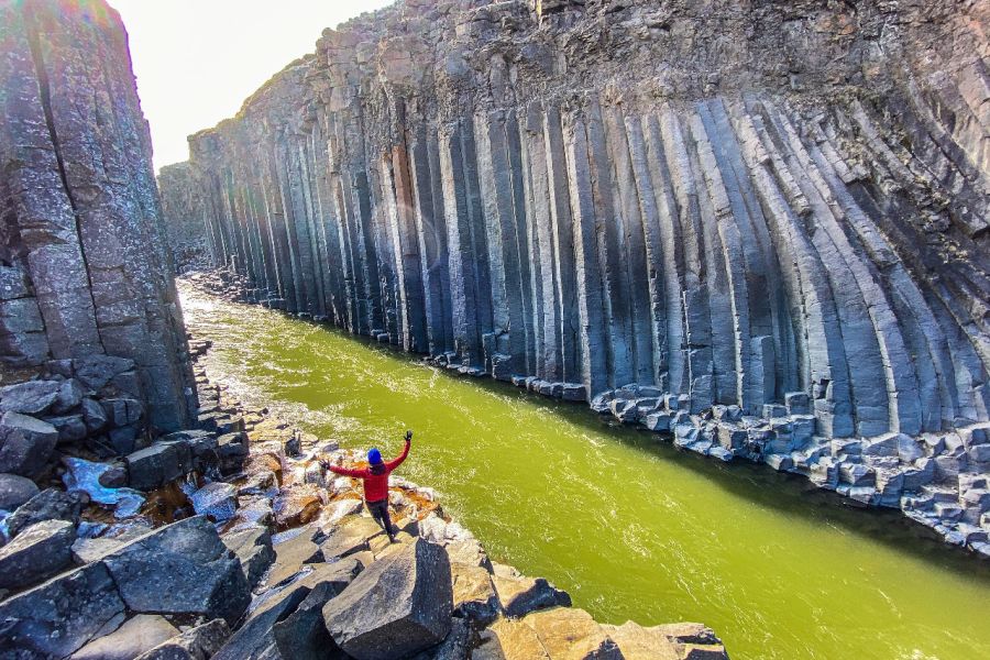 Studlagil canyon