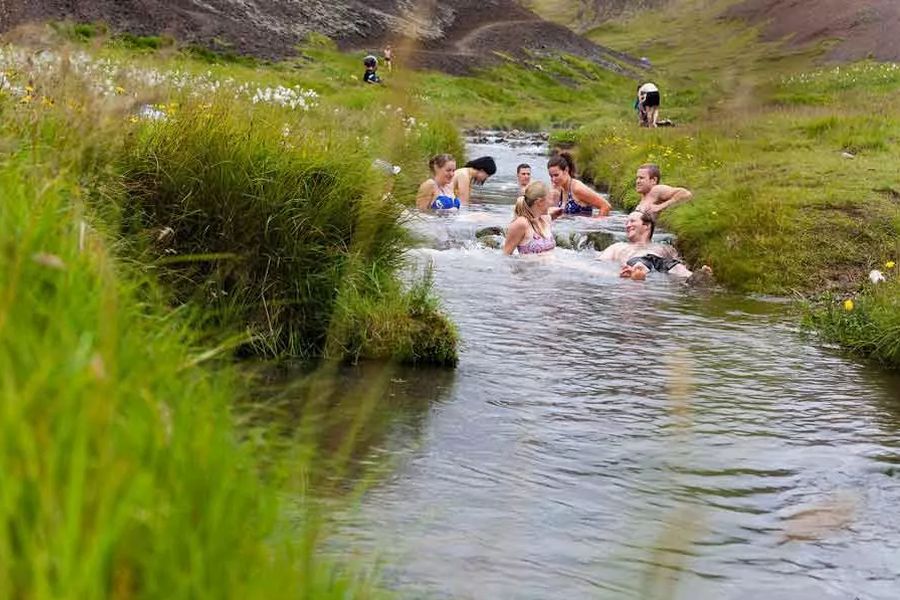 Reykjadalur natuurbad