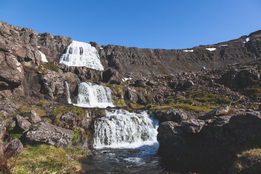 Westfjords Dynjandi Autorondreis IJsland