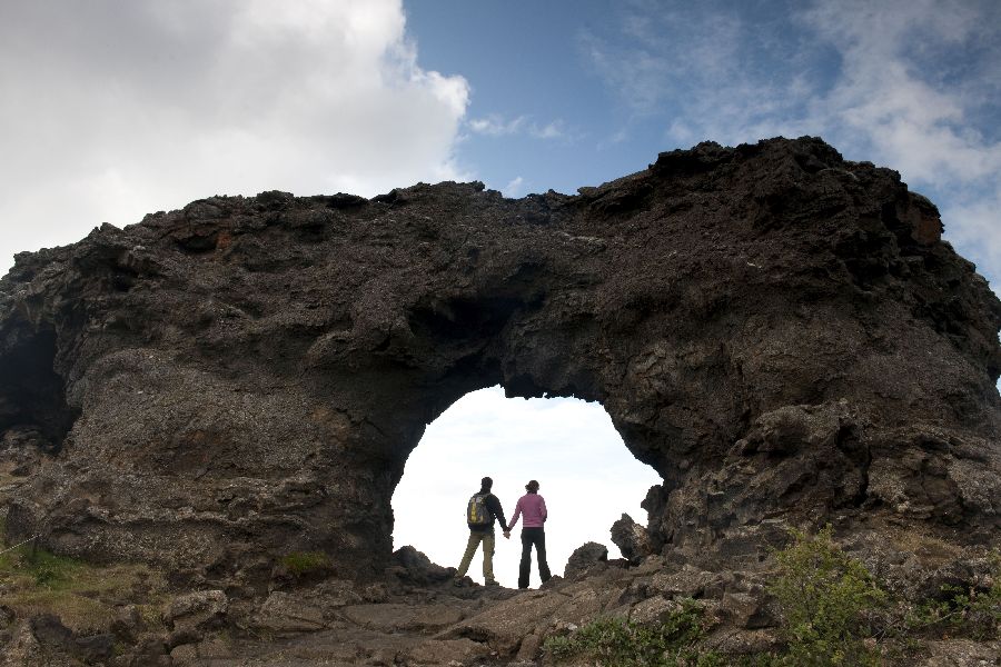 Myvatn Dimmuborgir Autorondreis IJsland