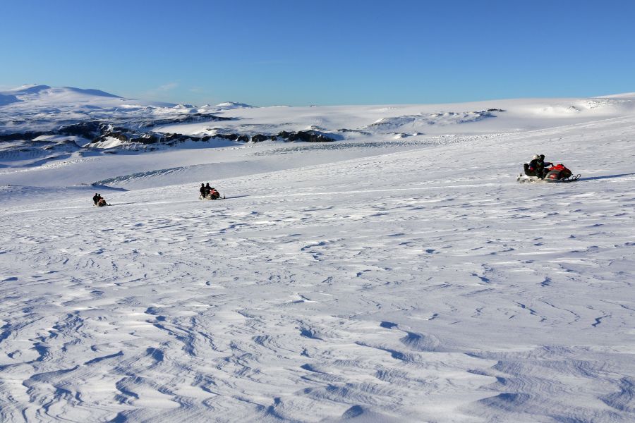 Snow mobile Autorondreis IJsland