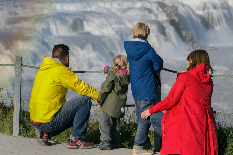 Gullfoss waterval  IJsland rondreis