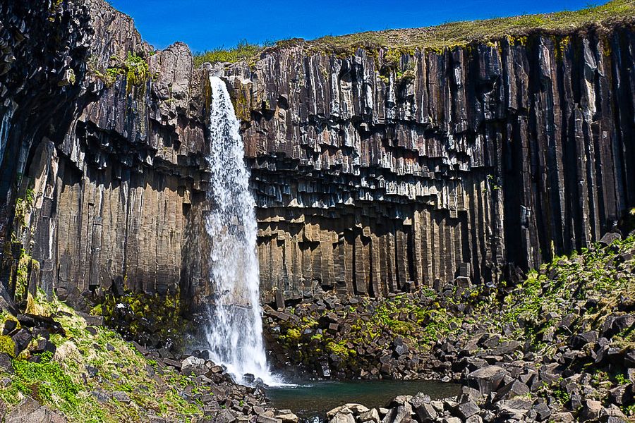 Svartifosswaterval IJsland