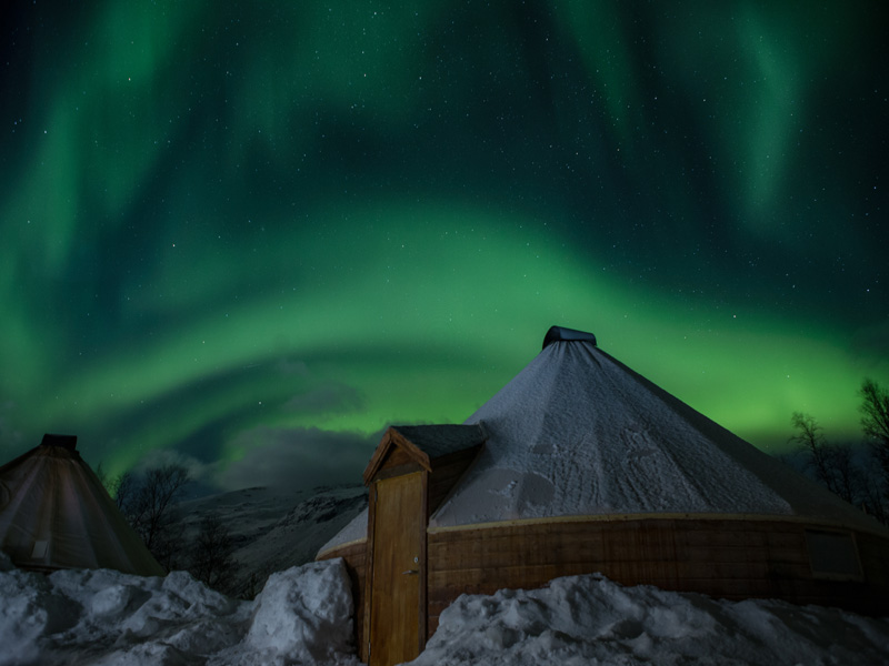 Tromsø Sneeuwscootersafari bij Camp Tamok 