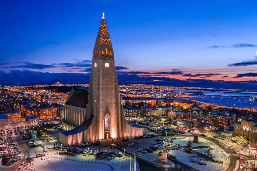 Halgrimmskirkja in Reykjavik